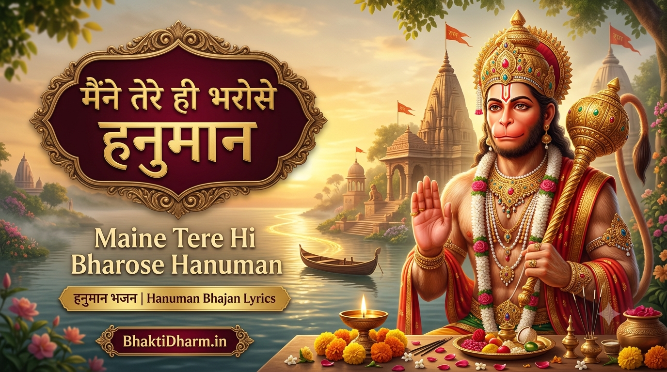 Maine Tere Hi Bharose Hanuman Lyrics – Lord Hanuman